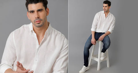 white shirt for men - 1 - Aldeno