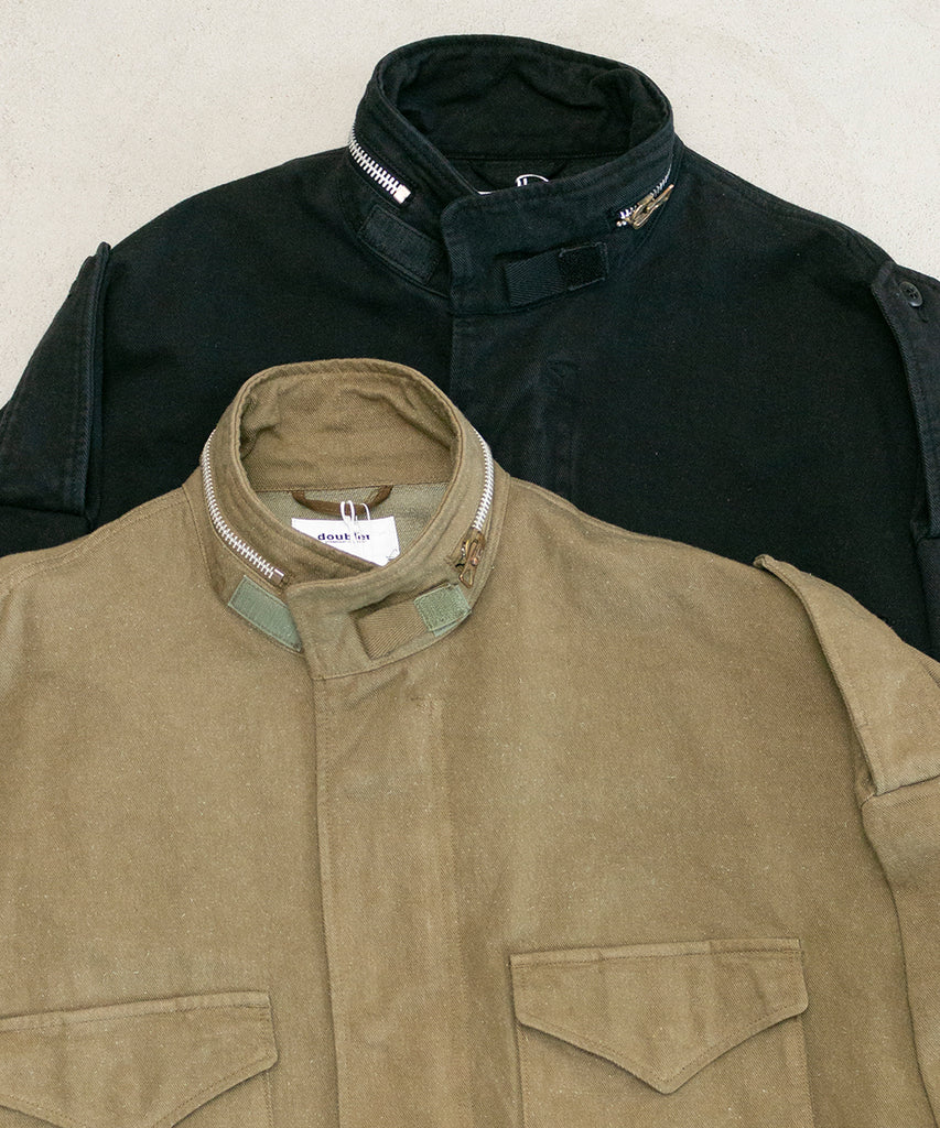 SILK TWILL MILITARY BLOUSON | doublet | st company MEN