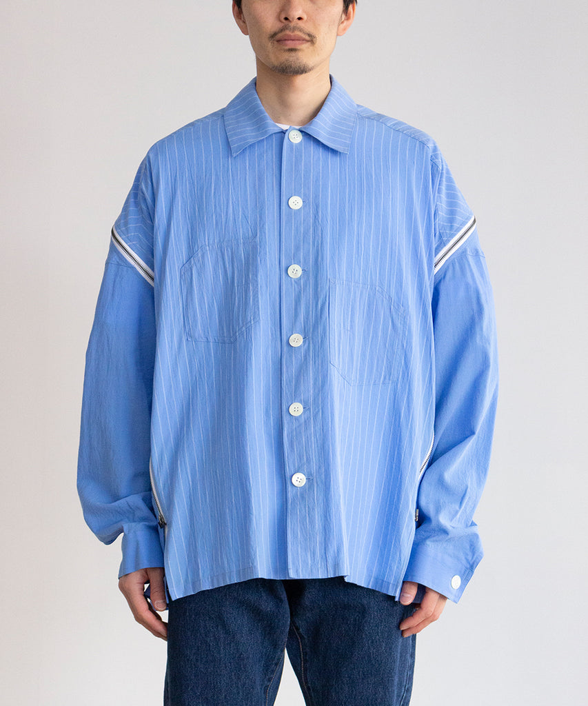 23ss FACETASM ZIPPED PLAIN SHIRT ジップシャツ - www 