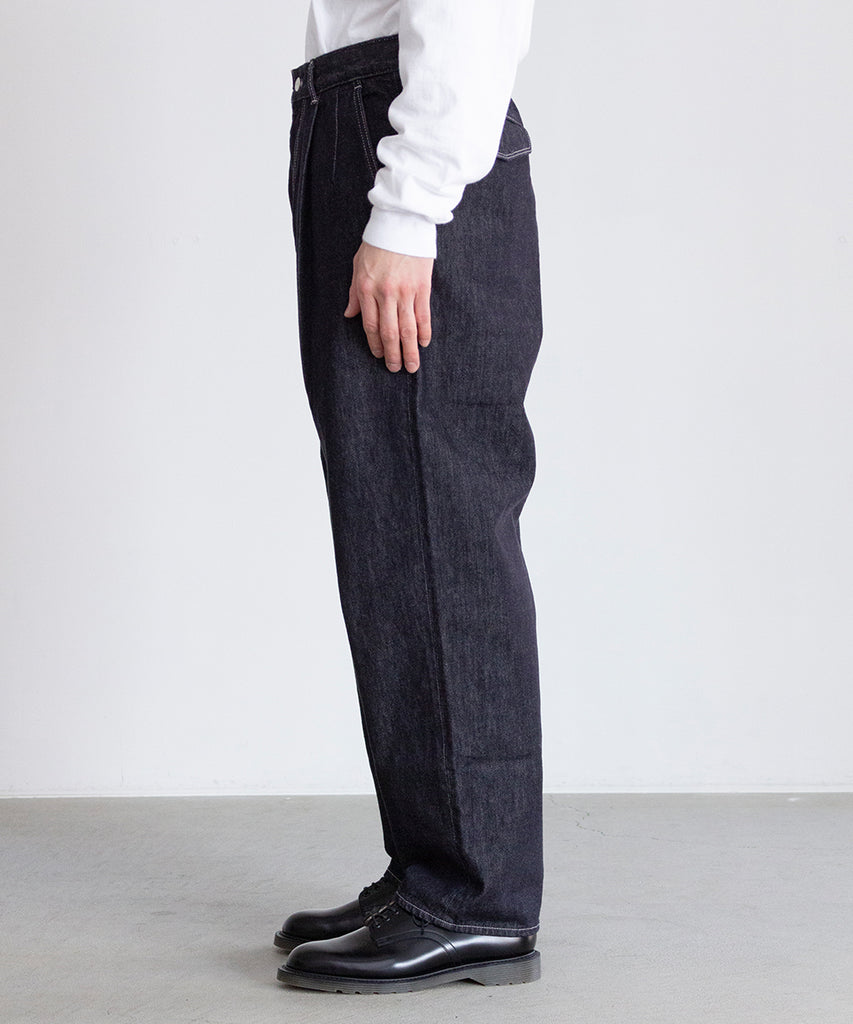 新品】Colorfast Denim Two Tuck Pants /デニム | patisserie-cle.com