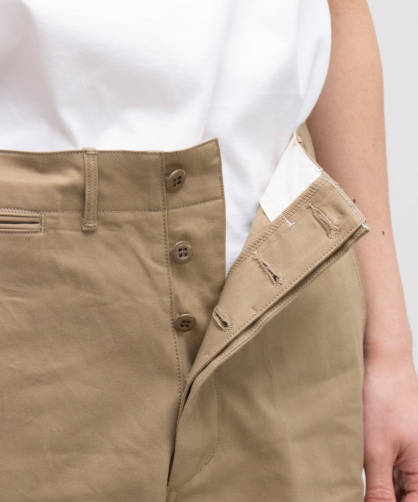 オンラインストア価格 HYKE◇21SS/COTTON TWILL ARMY CHINOS/ボトム/XL