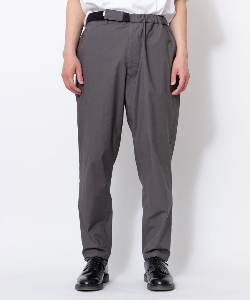 日本製】【日本製】STRETCH TYPEWRITER COOK PANTS #BLACK スラックス