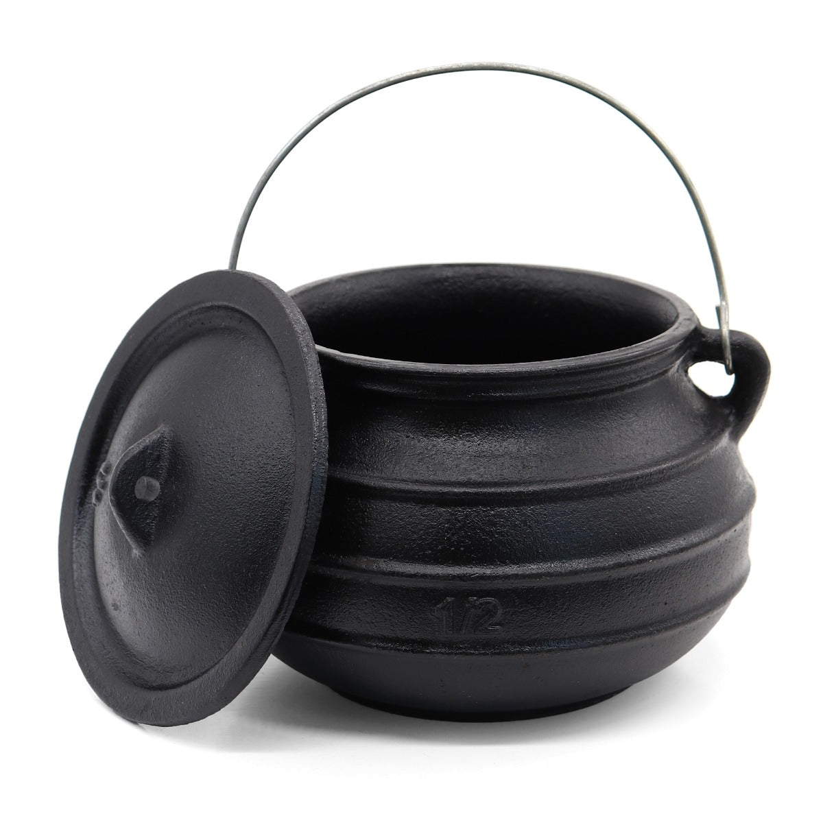 Cast Iron Potjie Pot Cauldron - 93 oz. Size 3/4