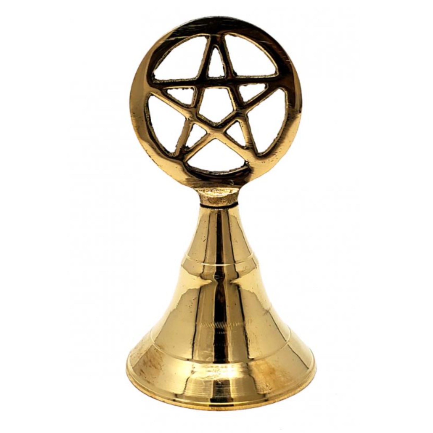 Golden Pentacle Altar Bell  Witchcraft Tools & Supplies Australia