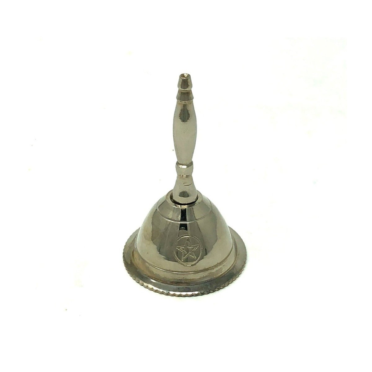 Set of 6 Silver Bells 1 inch