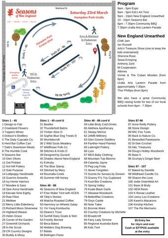 Seasons of New England Expo Map 2024