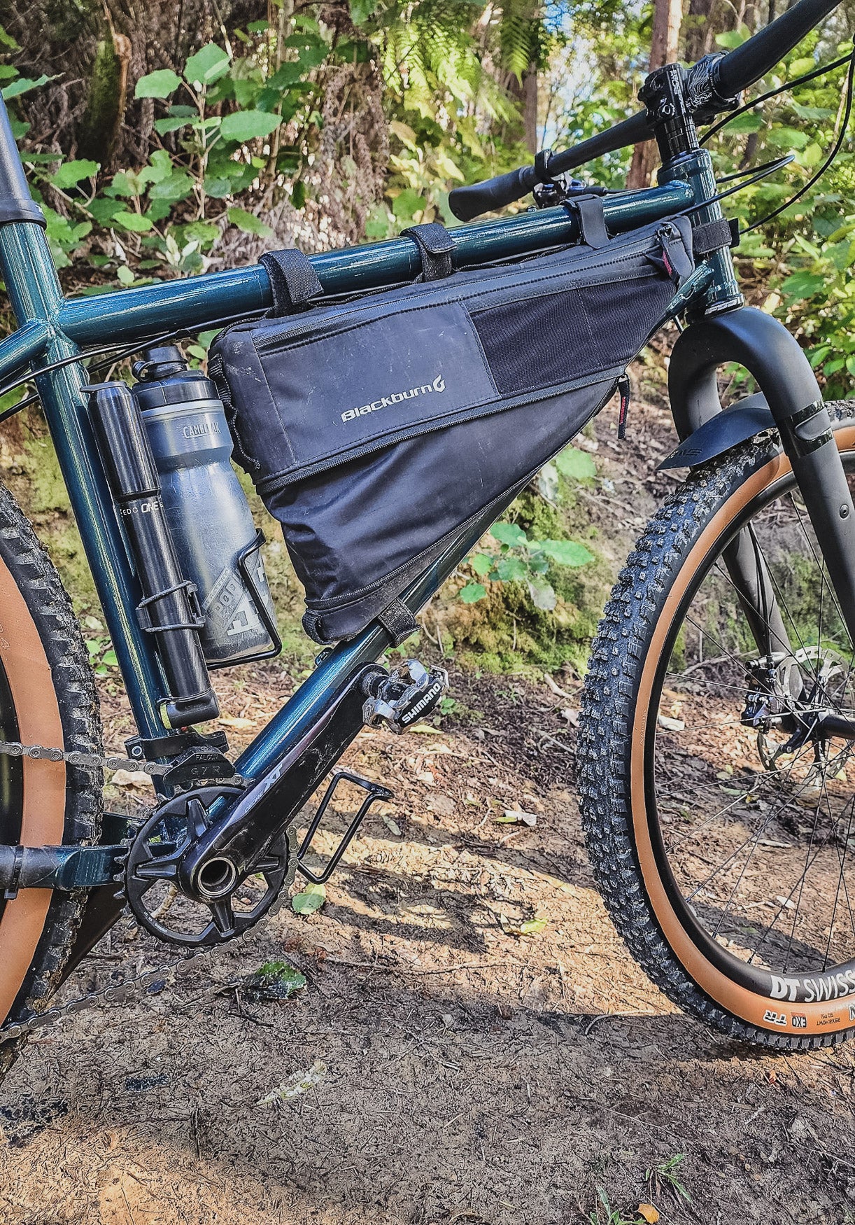 Blackburn frame bag in Kona Unit X Frame