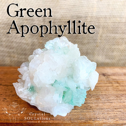 Green Apophyllite Crystal