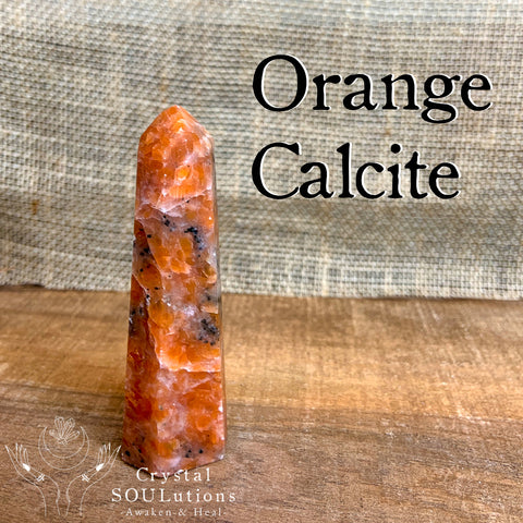 Orange Calcite Tower