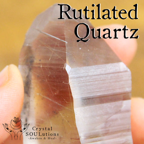 Rutilated Quartz crystal