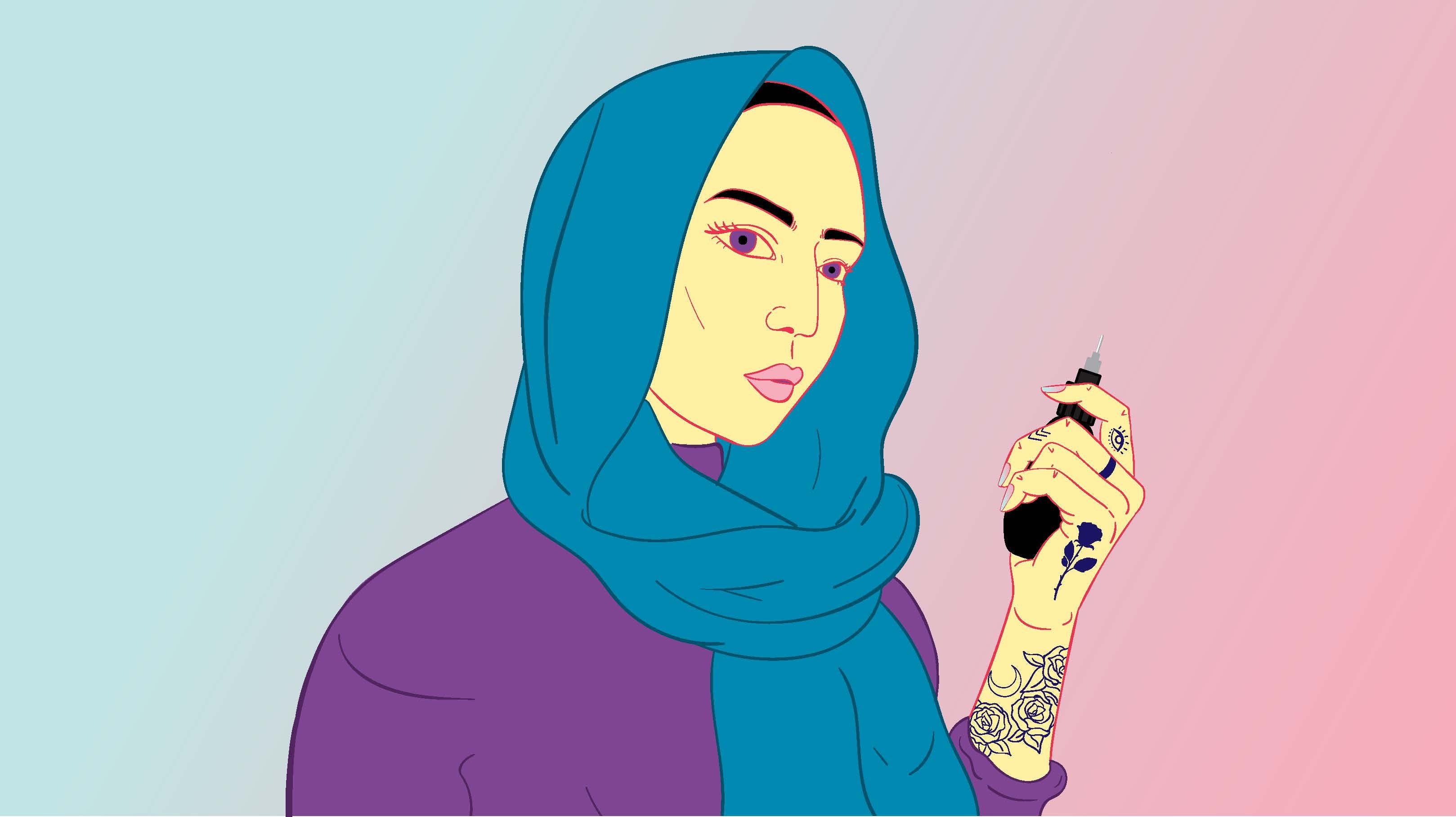 How Middle Eastern Youth Are Changing the Taboo of Tattoos  Teen Vogue