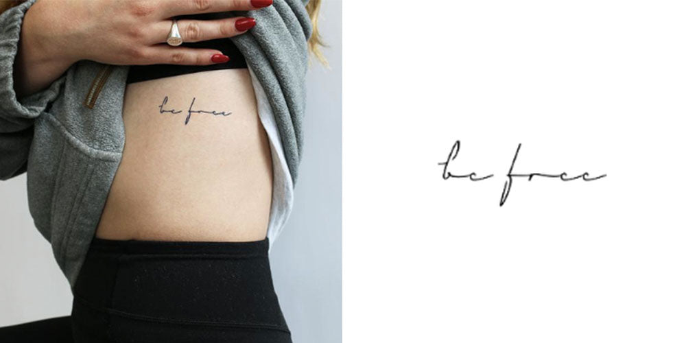 Devin Brugman Writing Side Tattoo | Steal Her Style