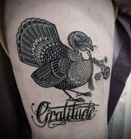 13 Turkey Tattoos To Get You On Point For Thanksgiving  Tattoodo