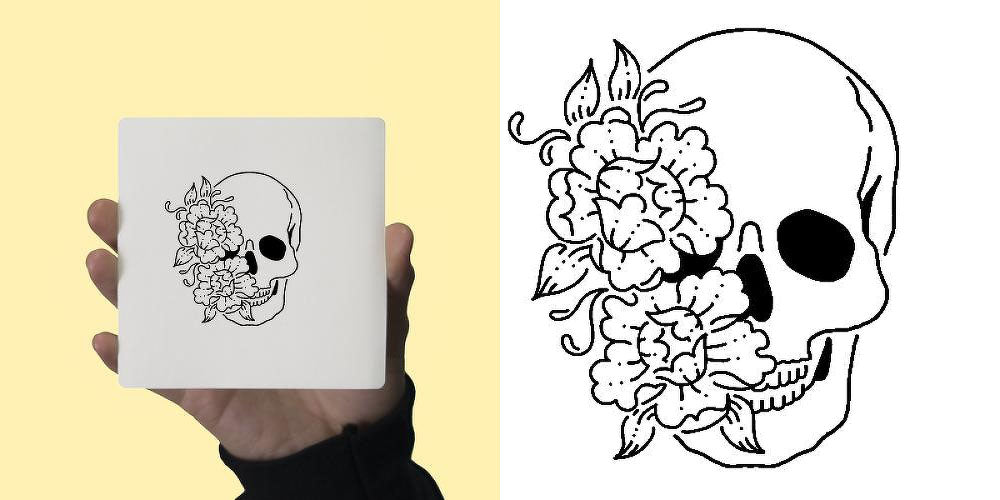10 BoneChilling Skull Tattoos  inkboxtrade Blog  Inkbox   SemiPermanent Tattoos