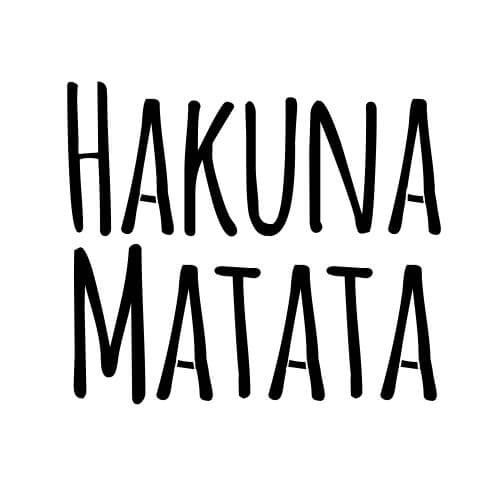 inkbox tattoo Hakuna Matata – inkbox tattoos