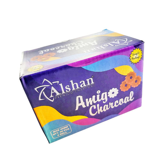 Alshan Amore Hookah Magic Charcoal - 20 Pcs –