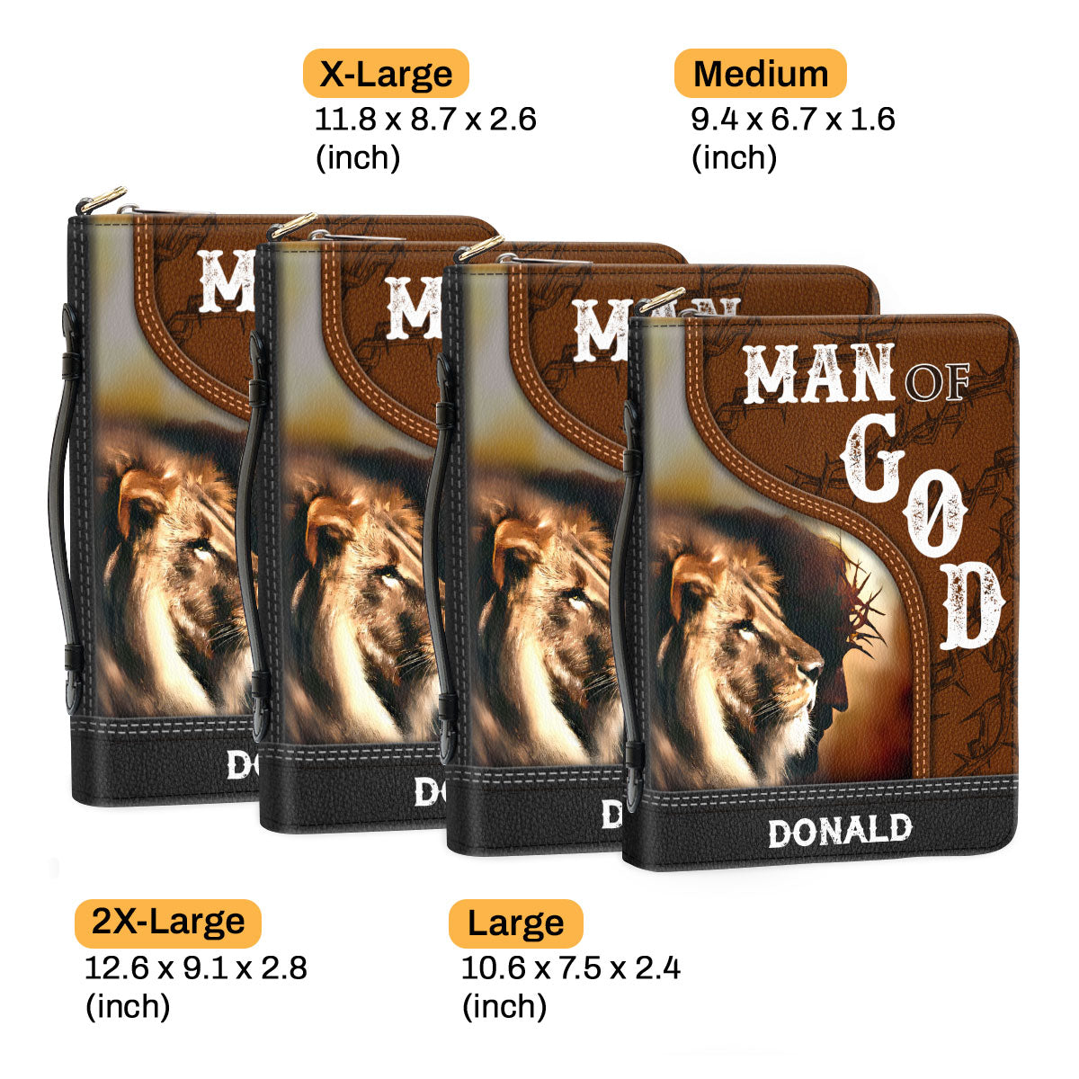 Man Of God | Personalized Bible Cover JSBCPT2179L