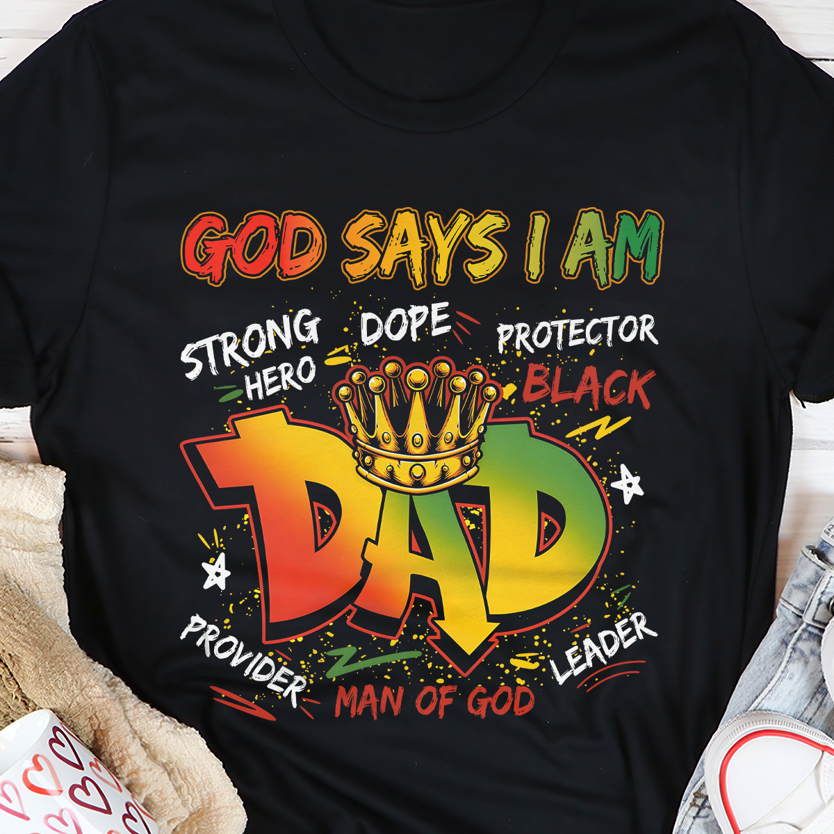 God Says I Am |  2D Unisex T-shirt