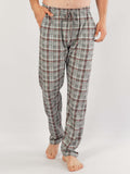 Men's %100 Cotton Plaid Pajama Pant