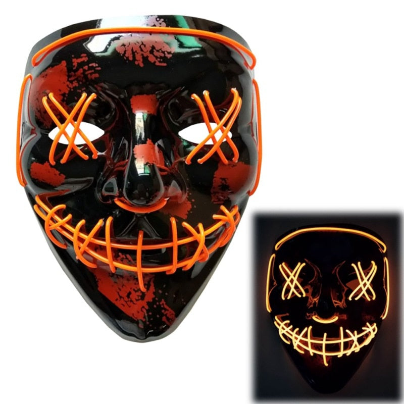 Halloween LED Creeper Mask