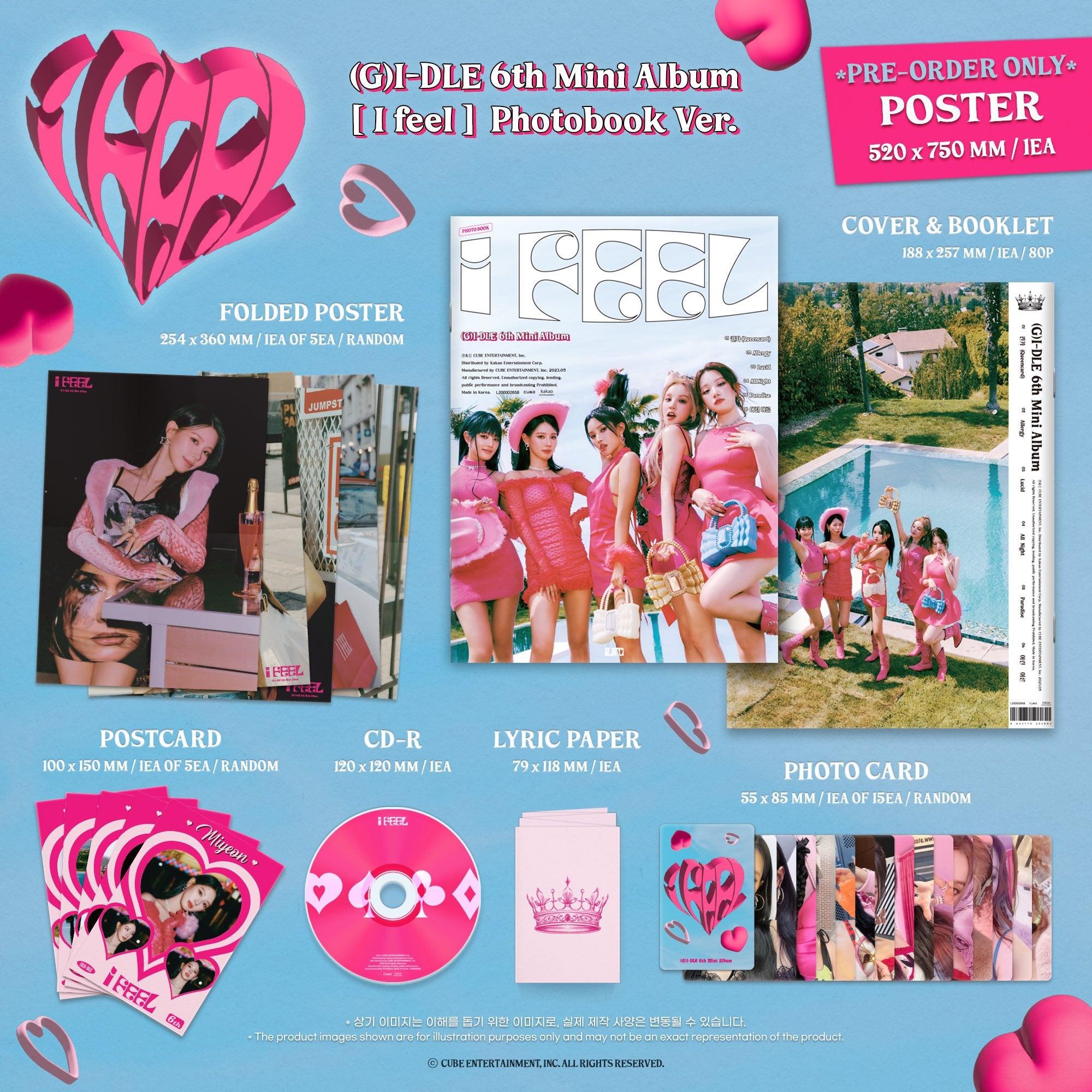 Shop (G)I-DLE Mini Album Vol. 6 - I Feel (PhotoBook Ver.) at KKANG