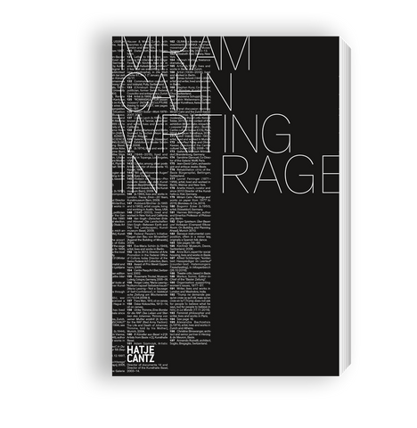 Miriam Cahn. Writing in Rage | Hatje Cantz