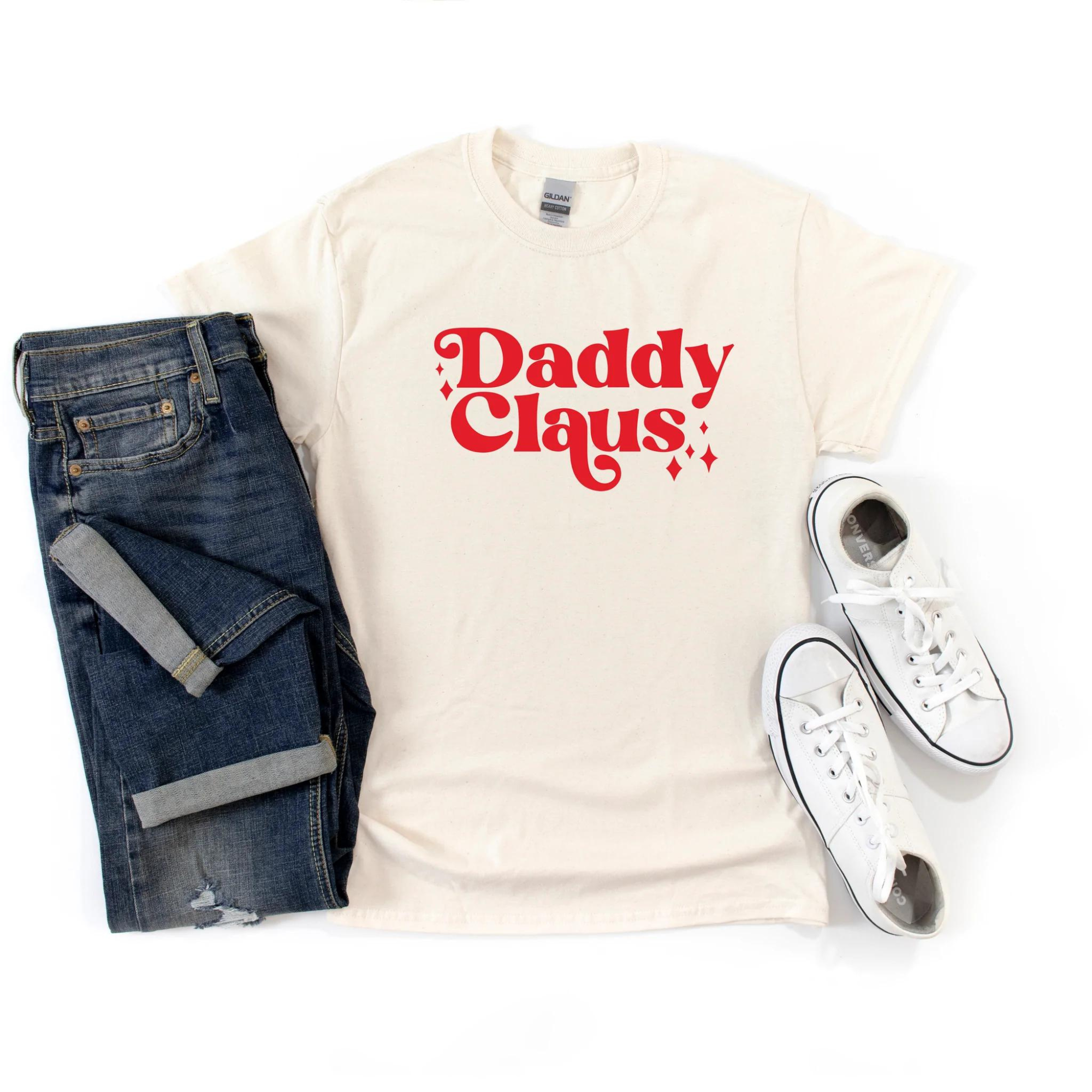 Image of Daddy Claus Graphic Tee, Cream