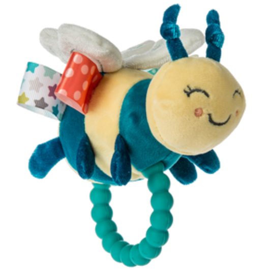 SpearmintLOVE’s baby Taggies Teething Rattle, Buzzy Bee