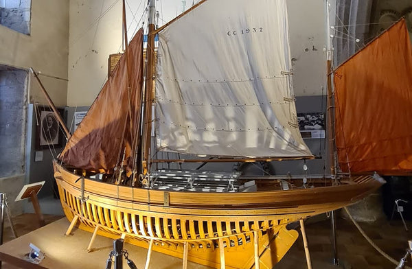 maquette de bateau au musée de concarneau