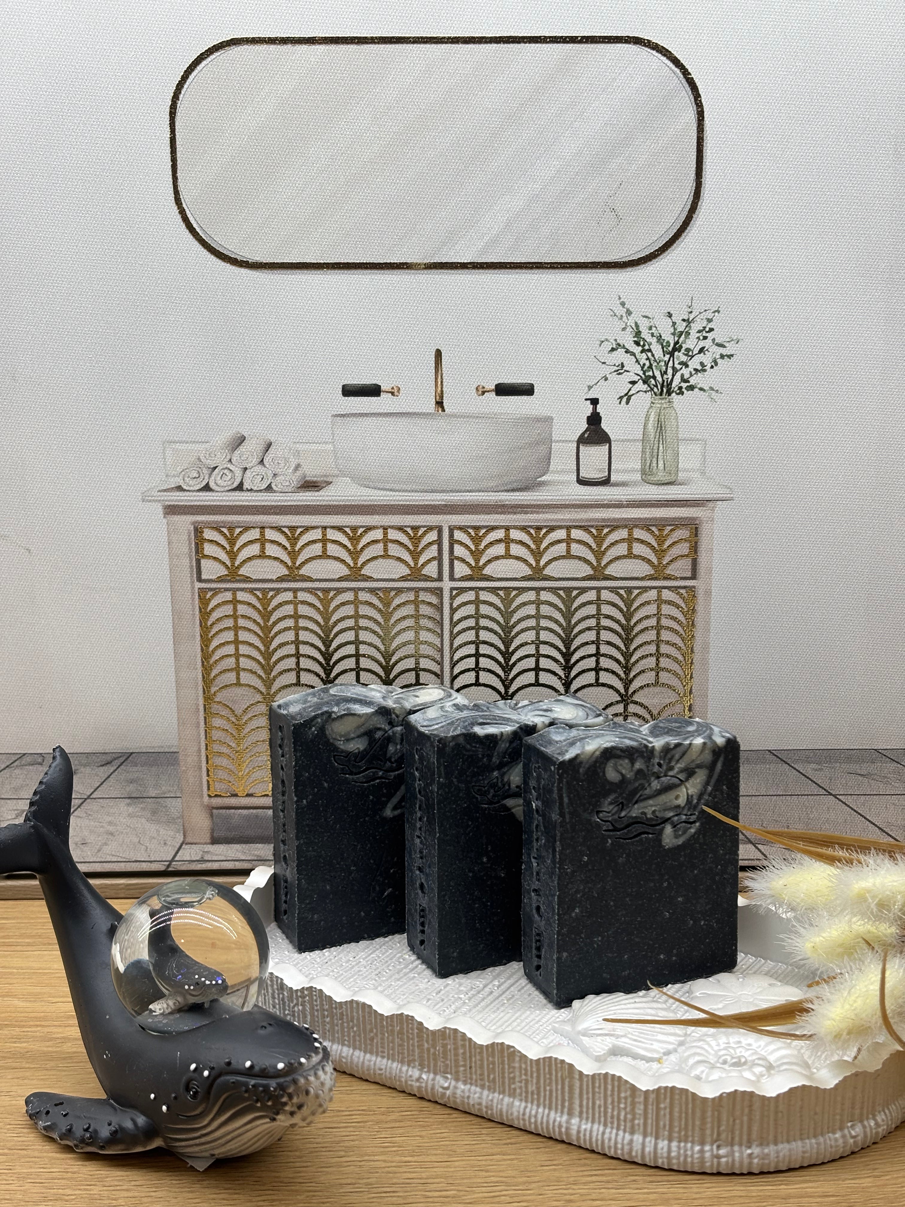 Charcoal Sea Salt-Goat’s  Milk