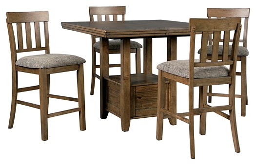 Flaybern 5-Piece Counter Height Dining Room Set image