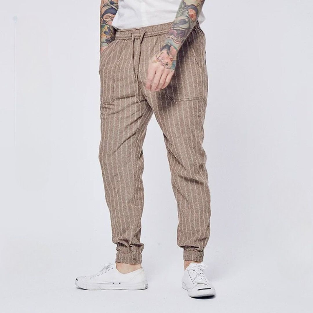 The Weekend™ Linen Pinstripe Summer Pants - Koda Bay product image