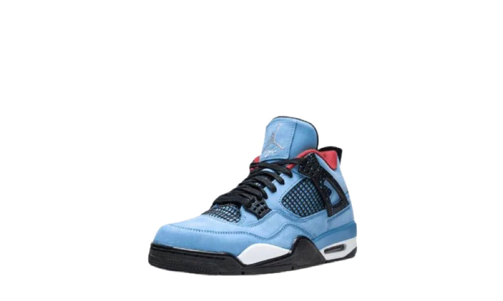 blue jordan 4 travis scott