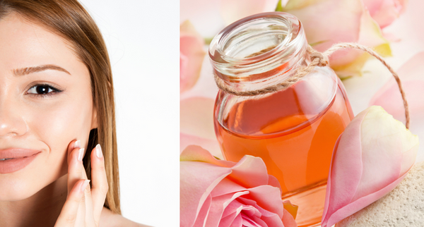 Rose fruit oil woman 
