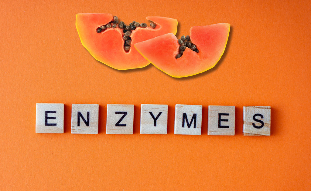 Fruit enzymes in skin exfoliation
