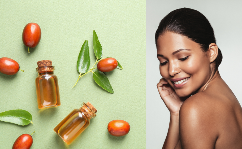 Jojoba regulates skin's natural oil production as it mimics natural sebum  produced by our skin. 