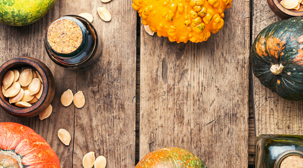 Pumpkin seed can be used as a carrier oil or can be added to other oils such as jojoba oil or coconut oil.