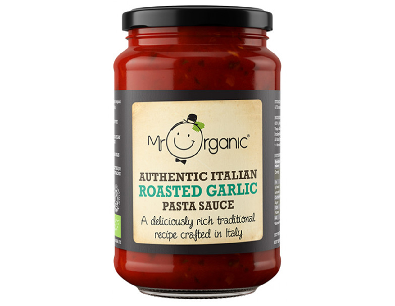 Mr Organic, Organic No Added Sugar Roasted Garlic Pasta Sauce 350g –  Natural Home Stores UK