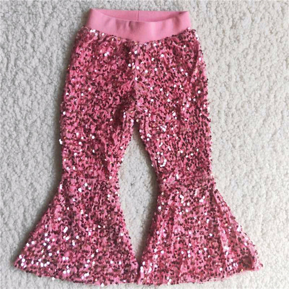 pre order pink sequined bell bottoms – SUTUTU06