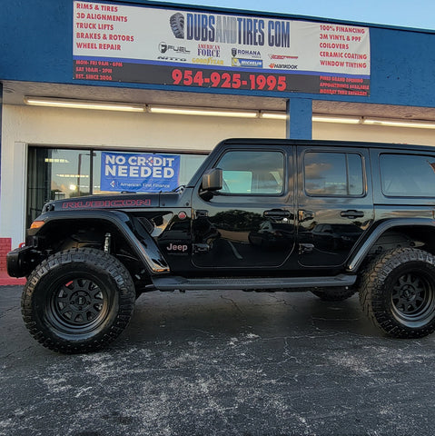 Jeep Wrangler Ceramic Coated Sideview