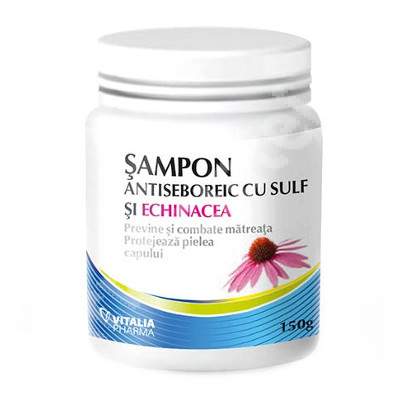 SAMPON ANTISEBOREIC CU SULF SI ECHINACEA 150 G