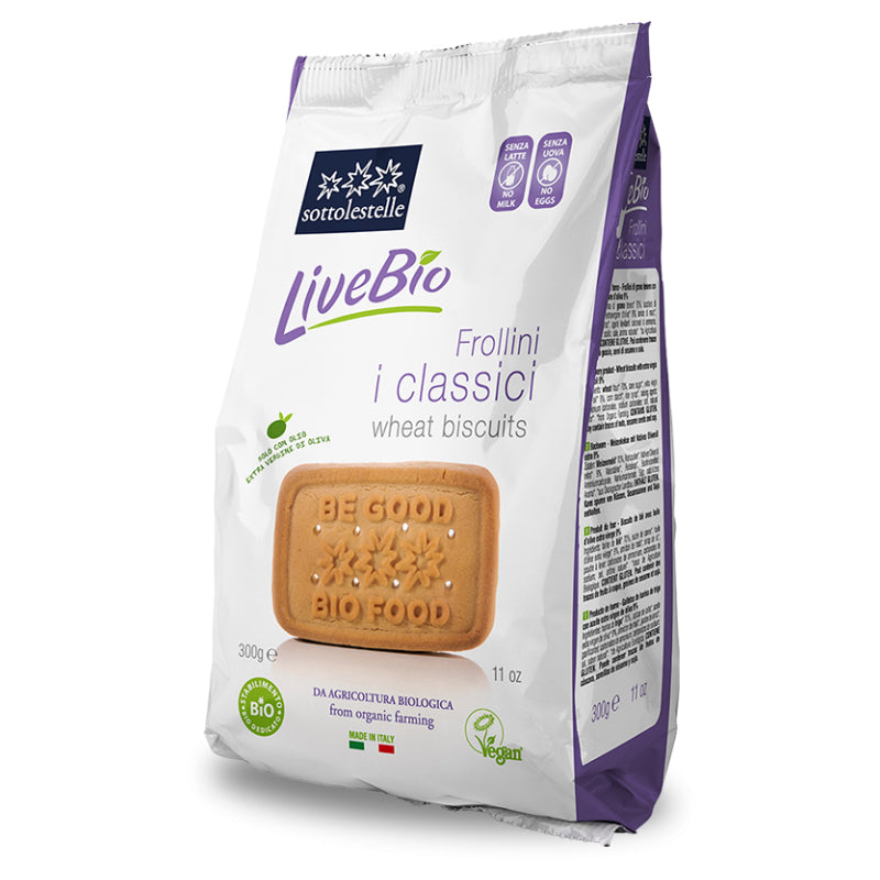 Biscuiți LiveBio clasici bio 300 g Sottolestelle