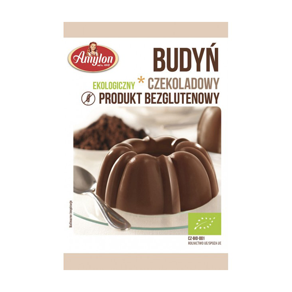 Budincă fără gluten cu ciocolată bio 40 g Amylon