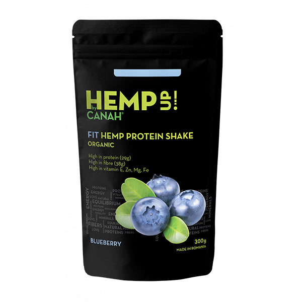 Fit Shake Proteic de Canepa si Afine Eco 300g Canah