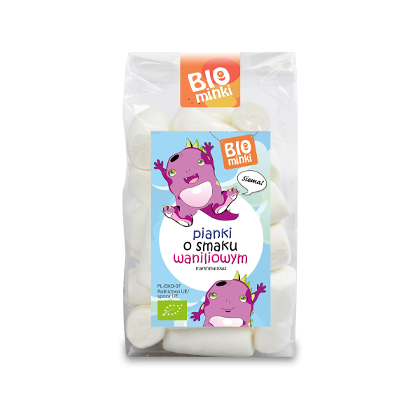 Spumă vanilie fără gluten bio 100g Bio Minki