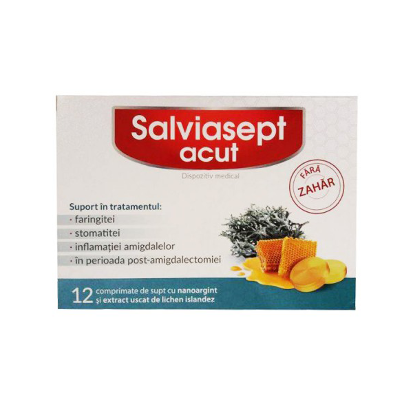 Salviasept acut, 24 tbl, Zdrovit