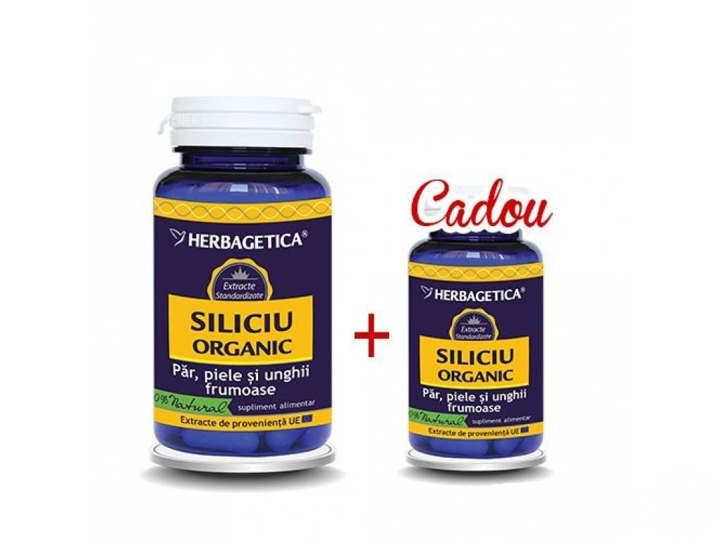 Siliciu organic 60+10 cps Herbagetica