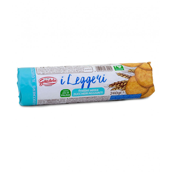 Biscuiti cu cereale fara zahar 240g Gandola