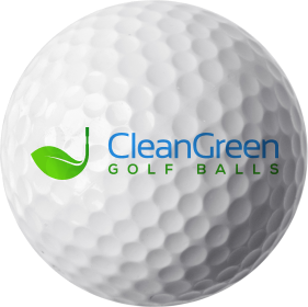 12 Custom Logo Golf Balls - Clean Green Golf Balls