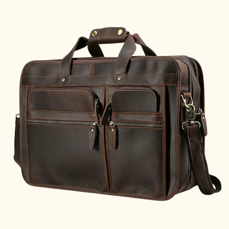 Beast of Burden – Western Large Leather Briefcase – Western Leather Goods